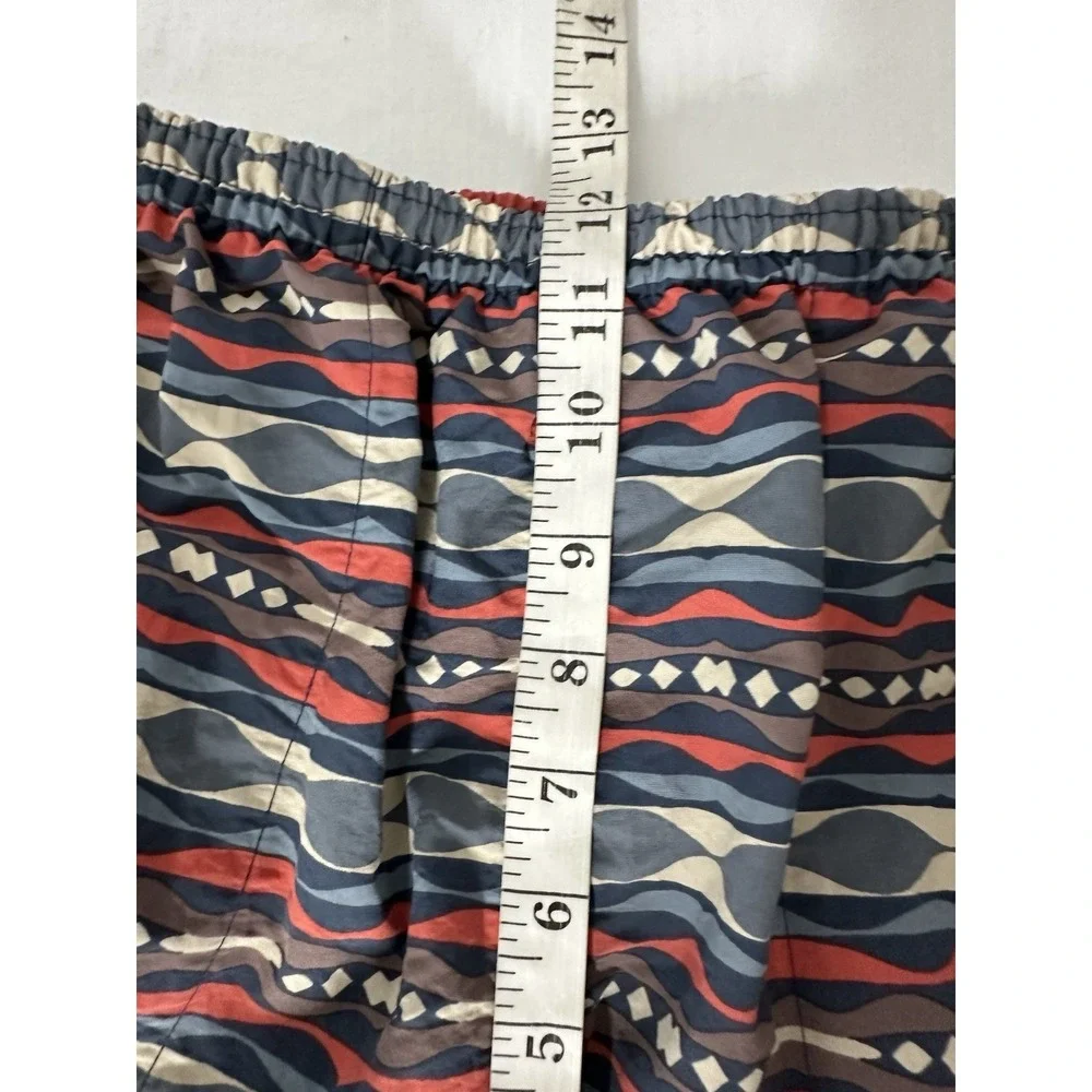 Patagonia Baggies 7 Shorts Men Large Aztec Geometric Drawstring Swim Trunks Line